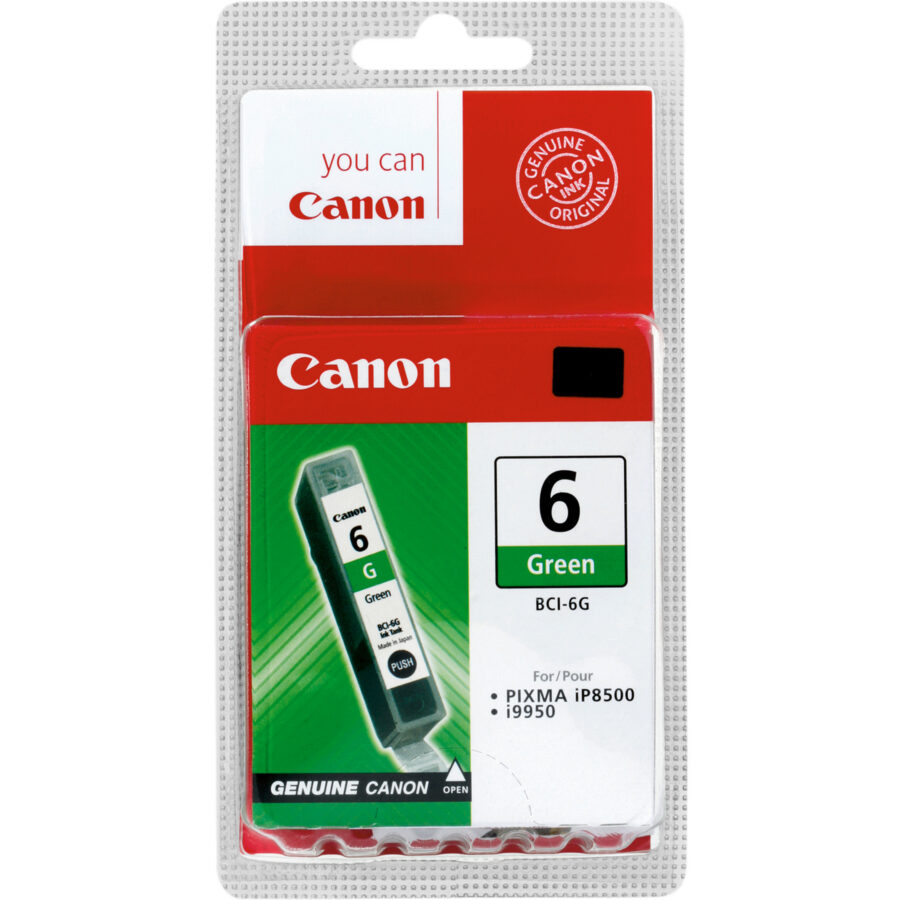 Originálna náplň CANON BCI-6G, green, 13ml, 9473A002
