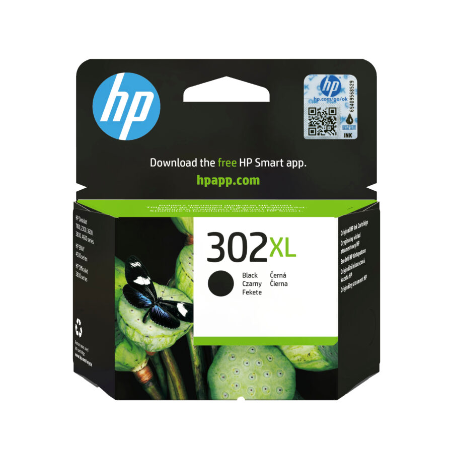 Originálna náplň HP F6U68AE B7RT9AE, HP 302XL / 304XL, čierny, 430str.