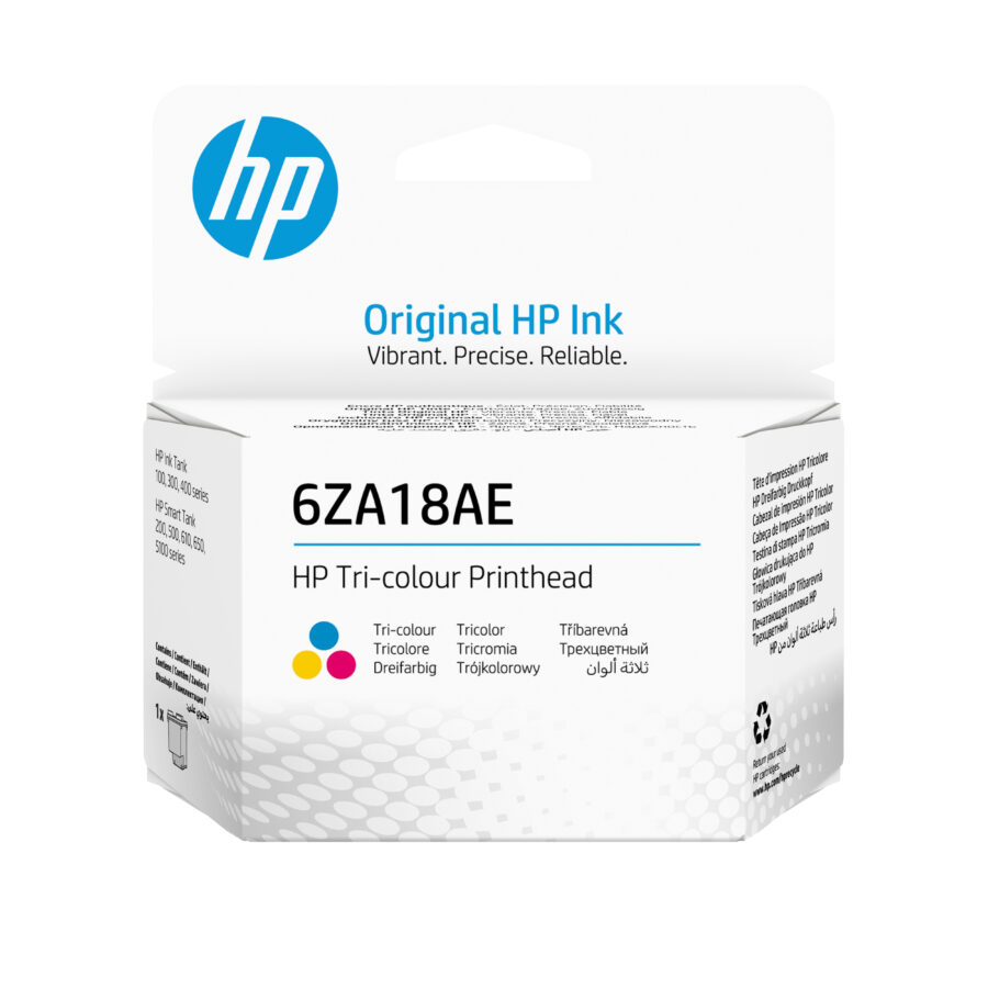 Originálna tlačova hlava HP 6ZA18AE, Tri-farebný, Smart Tank 500, 515, 530, 615