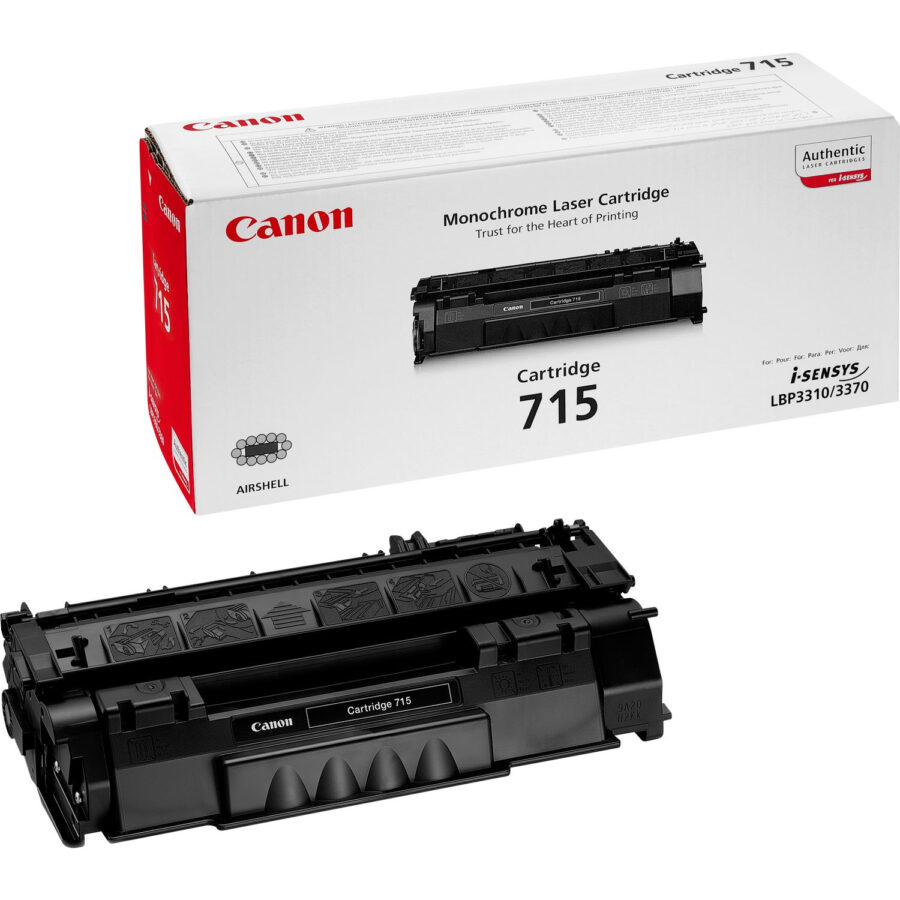 Originálny toner CANON CRG715 čierny 3.000 str., PN 1975b002