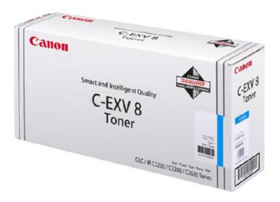 Originálny toner CANON C-EXV8, azúrový, 25000str., 7628A002