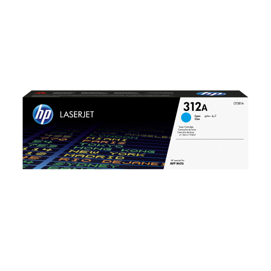Originálny toner HP CF381A, azúrový, 2700str., HP 312A