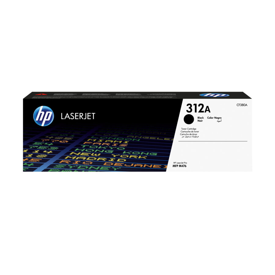 Originálny toner HP CF380A, čierny, 2400str., HP 312A