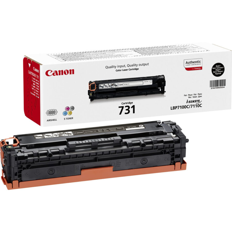 Originálny toner CANON CRG-731, čierny, 1400str., 6272B002,