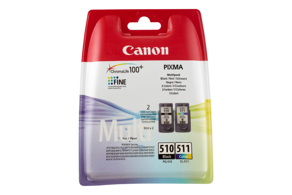 Originálna náplň CANON Pack PG-510 čierny + CL-511 farebný 2970B010