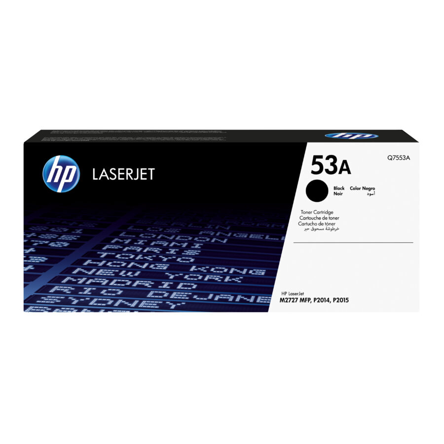 Originálny toner HP Q7553A, čierny, 3000str., 53A, HP LaserJet P2010, P2015