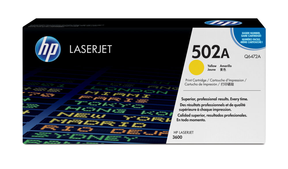 Originálny toner HP Q6472A, žltý, 4000str.