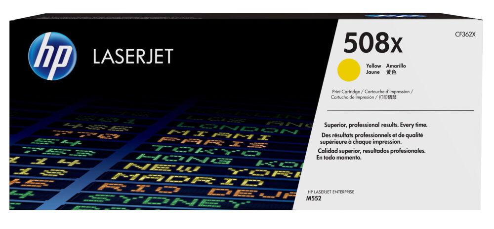 Originálny toner HP CF362X žltý, 9500str., 508X, high capacity