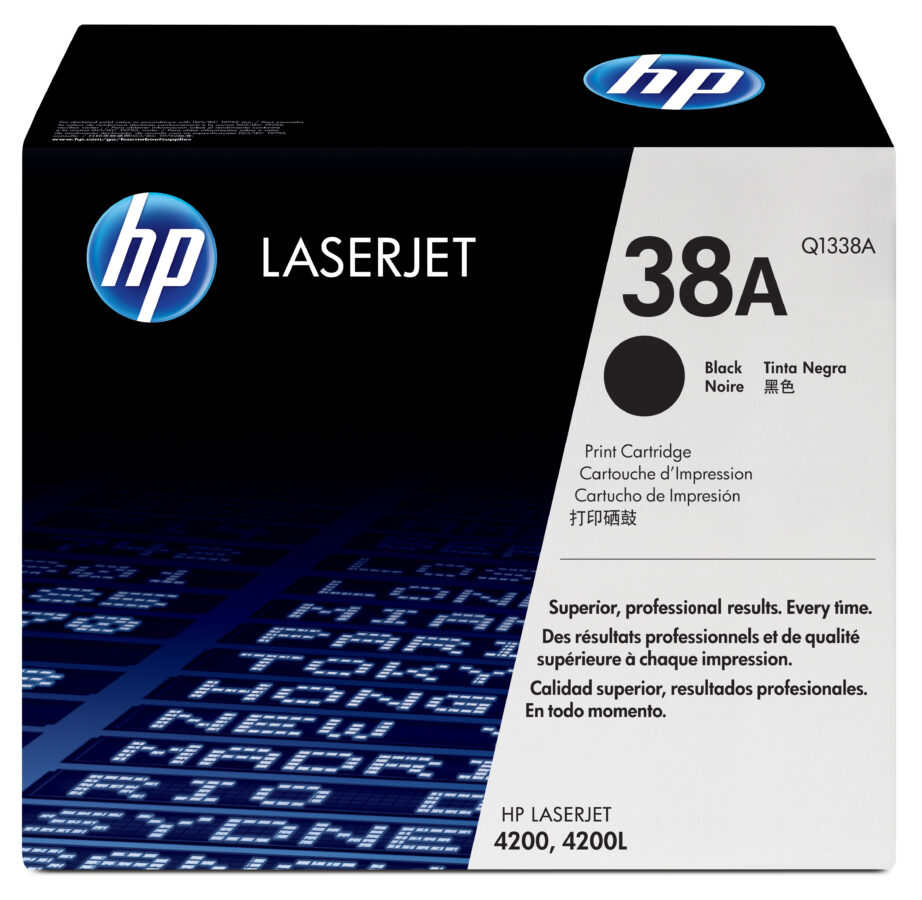 Originálny toner HP Q1338A, čierny, 12000str., 38A