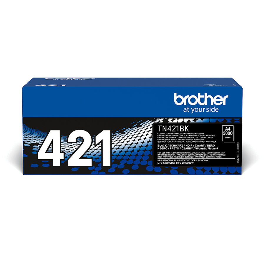 Originálny toner BROTHER TN-421BK, čierny, 3000str.