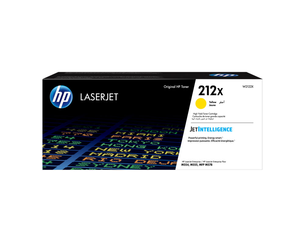 Originálny toner HP W2122X, žltý, 10000str., HP 212X, High Yield