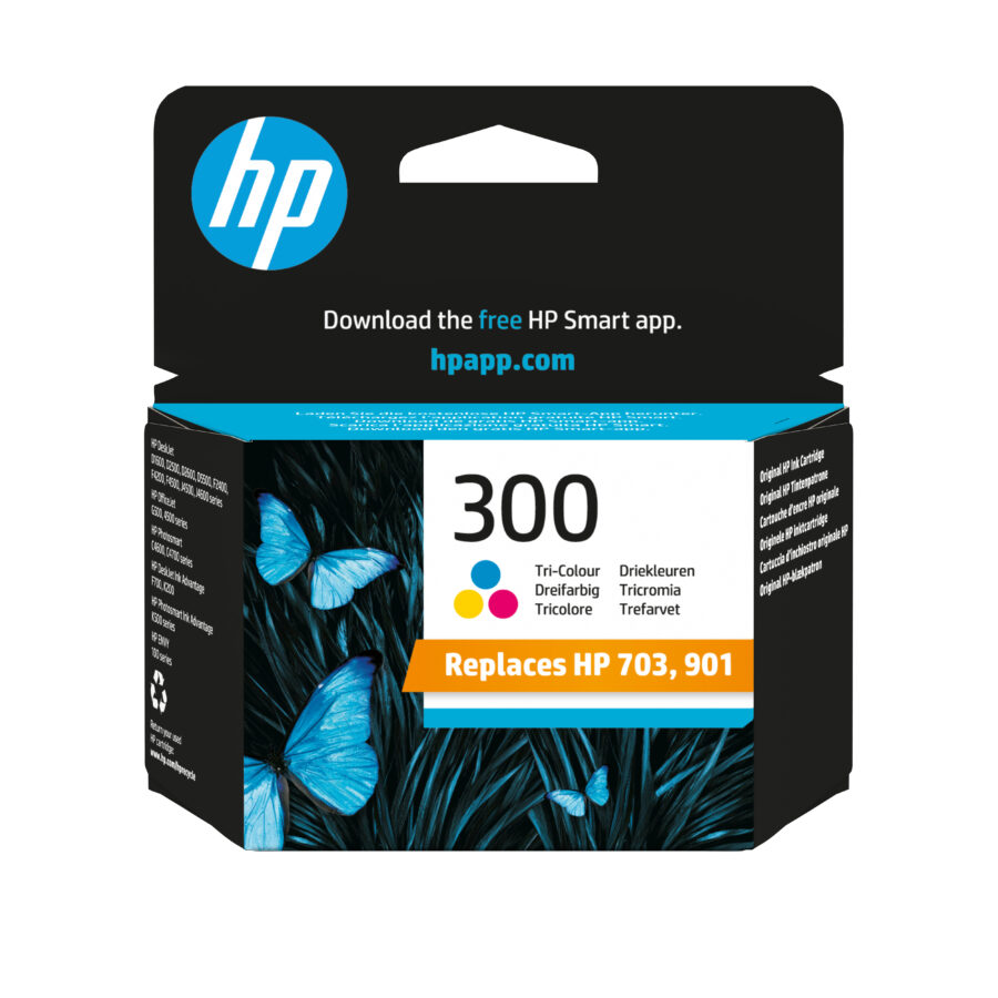 Originálna náplň HP CC643EE, HP 300, farebný, 165str., 4ml po expiracii 02 / 2023