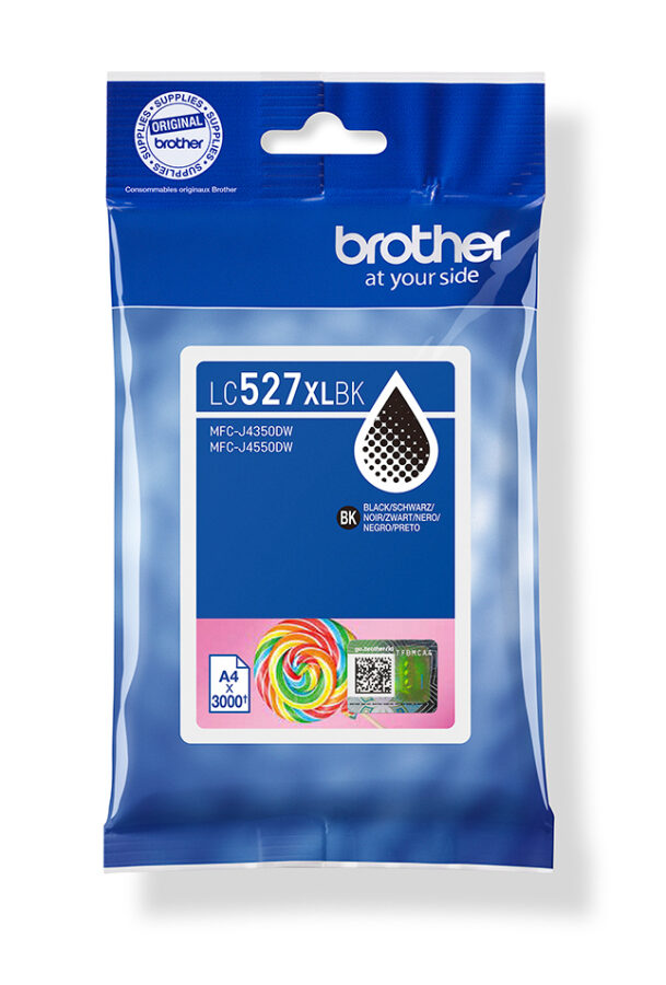 Originálna náplň BROTHER LC-527XLBK, čierny, 3000str.