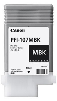 Originálna náplň CANON PFI-107MBK, matte čierny, 130ml 6704B001