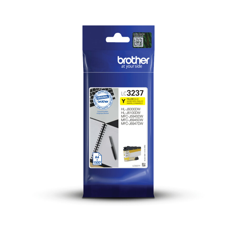 Originálna náplň BROTHER LC-3237Y žltý 1500str.