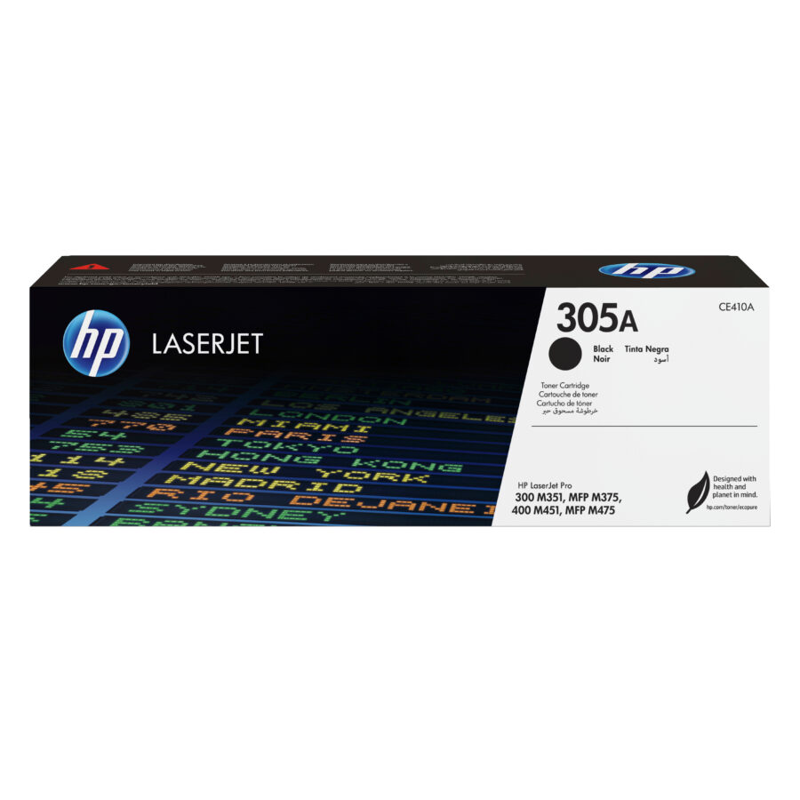 Originálny toner HP CE410A, čierny, 2200str., 305A