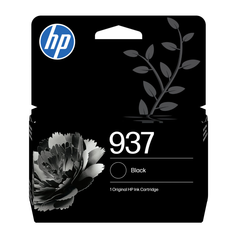 Originálna náplň HP 4S6W5NE, HP 937, čierny, 1250str.