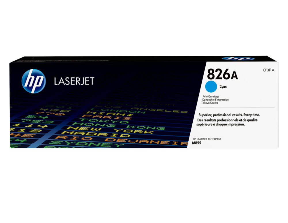 Originálny toner HP CF311A, azúrový, 31500str., HP 826A