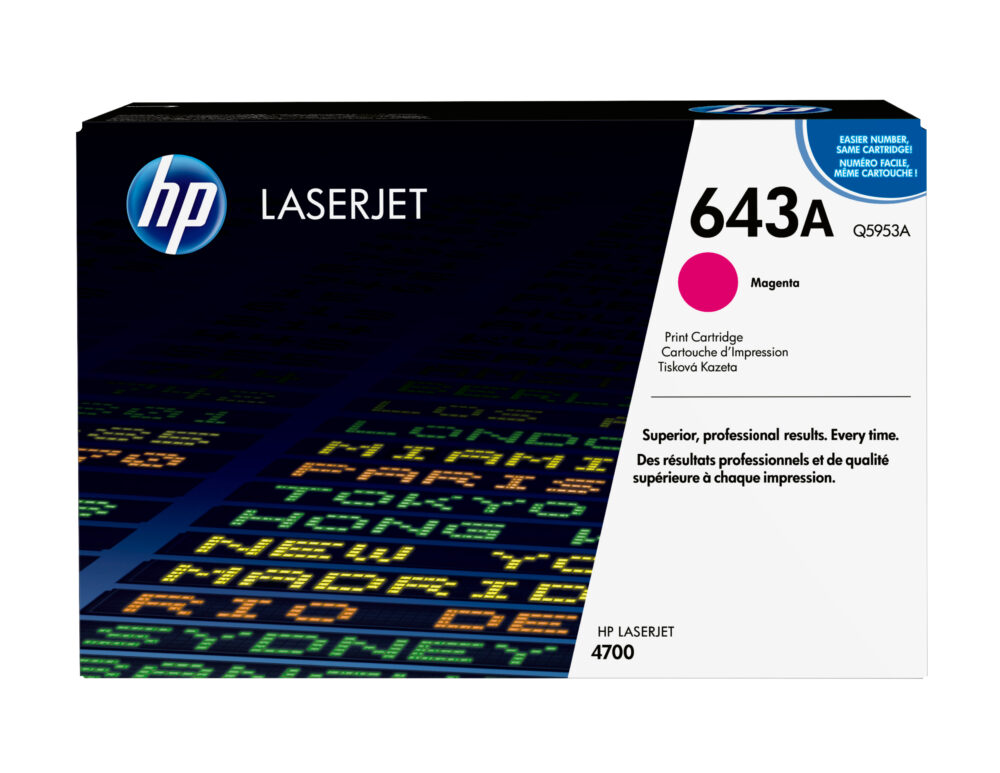 Originálny toner HP Q5953A, purpurový, 10000str.