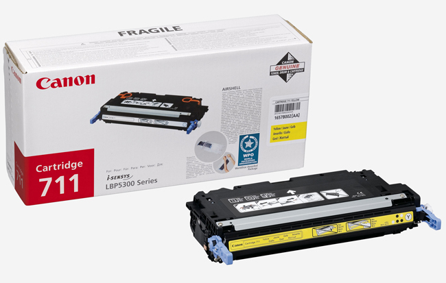 Originálny toner CANON CRG711 žltý 6000str., 1657B002