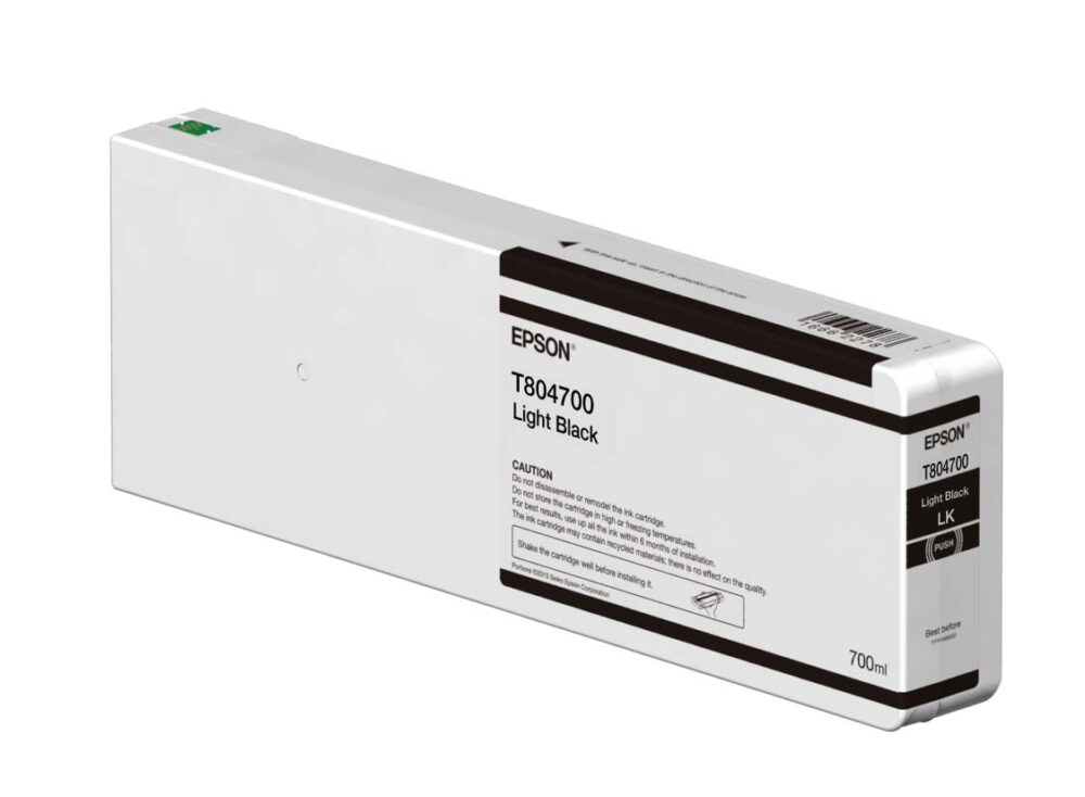 Originálna náplň EPSON C13T804700, T8047, light čierny, 700ml, 1ks, Epson SureColor SC-P600