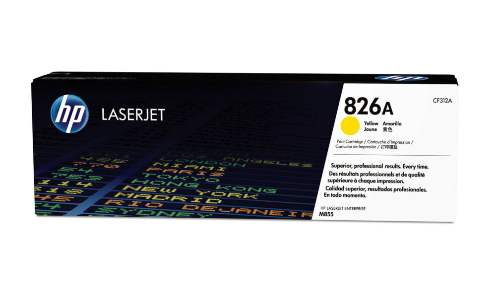 Originálny toner HP CF312A, žltý, 31500str., HP 826A