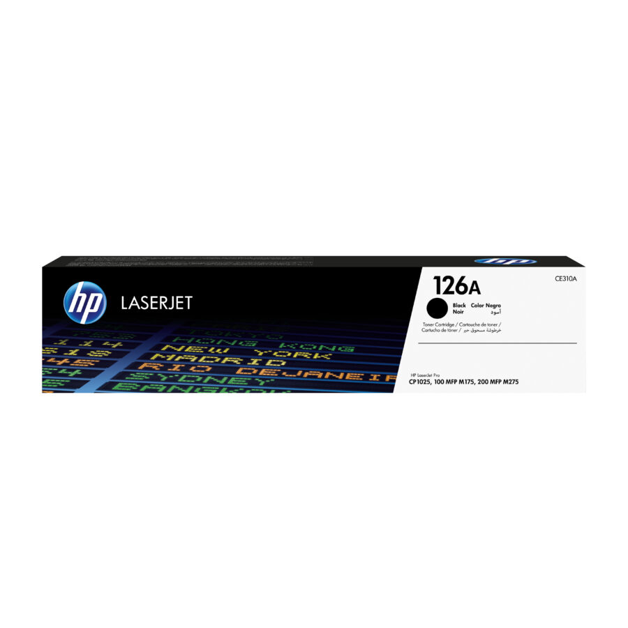 Originálny toner HP CE310A čierny 1200str., 126A