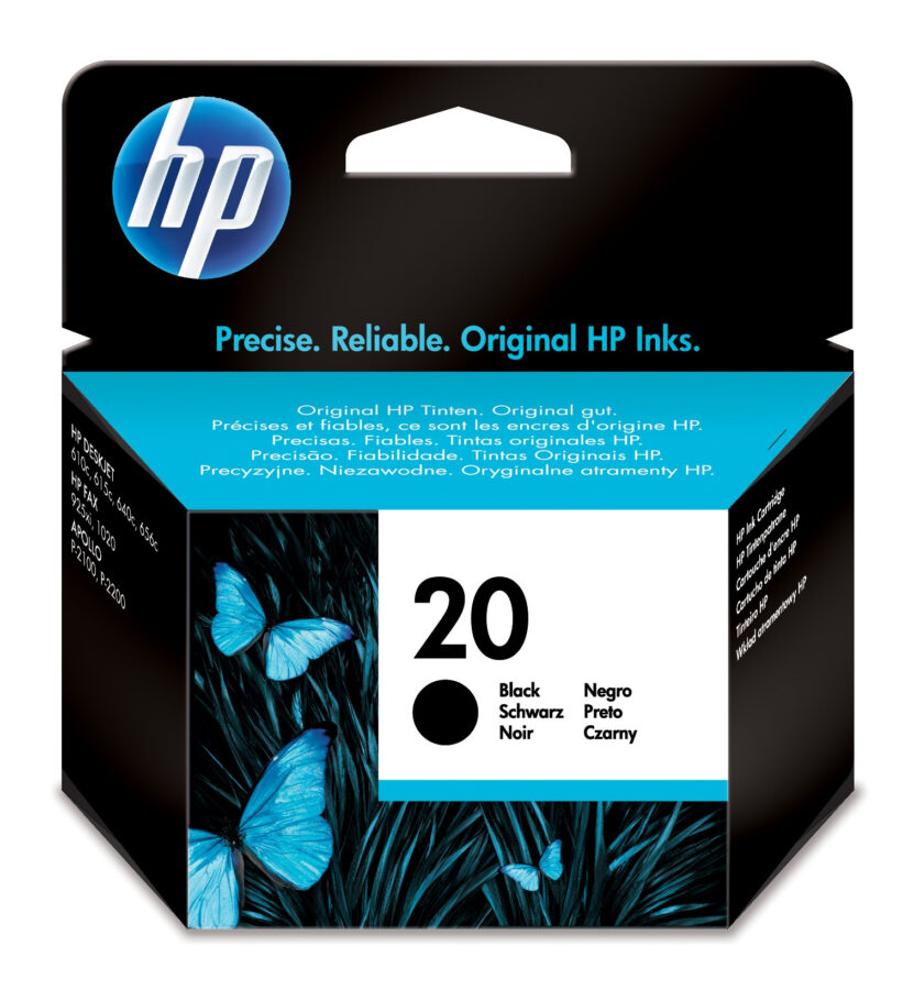 Originálna náplň HP No.20 čierny, C6614DE