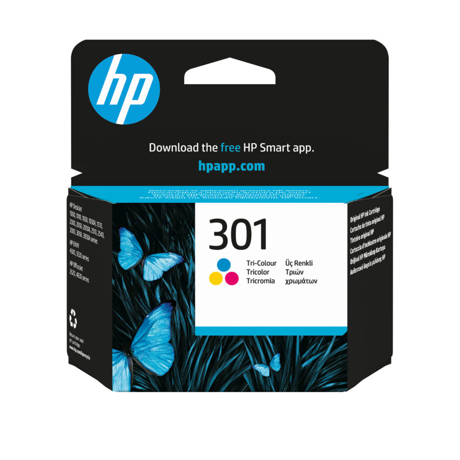 Originálna náplň HP CH562EE, HP 301, farebný, 165str.