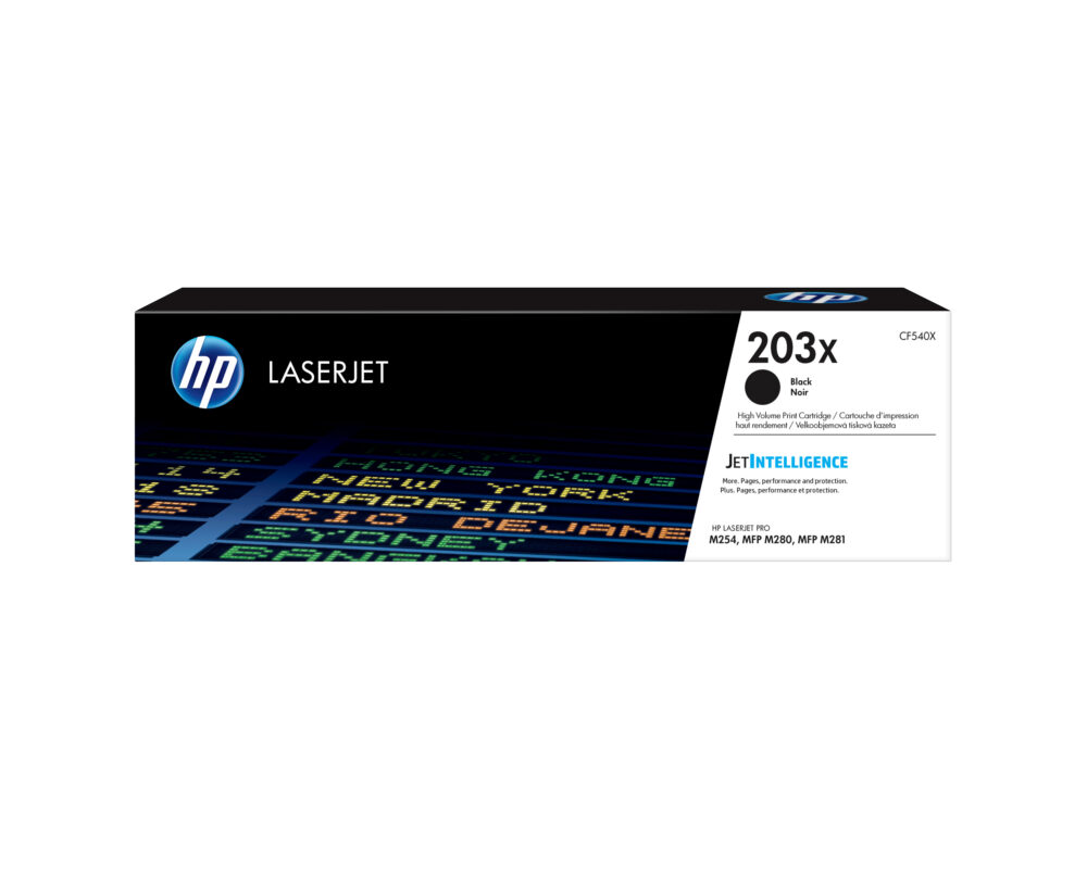 Originálny toner HP CF540X, čierny, 3200str., HP 203X, high capacity