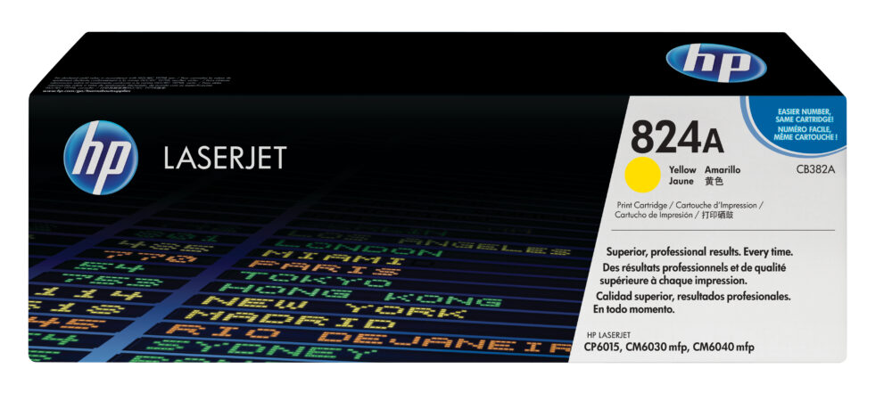 Originálny toner HP CB382A, žltý, 21000str.