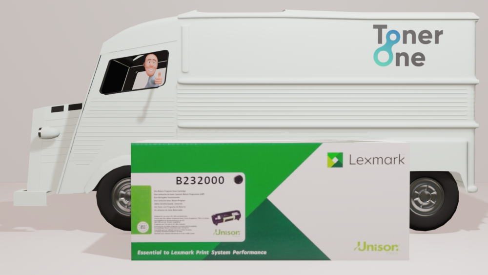 Originálny toner LEXMARK B232000 čierny, 3000str. Lexmark B2442, B2546, B2650 B2338