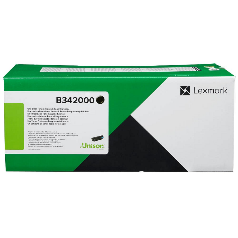 Originálny toner LEXMARK B342000, čierny, 1500str. B3340 B3442 MB 3442