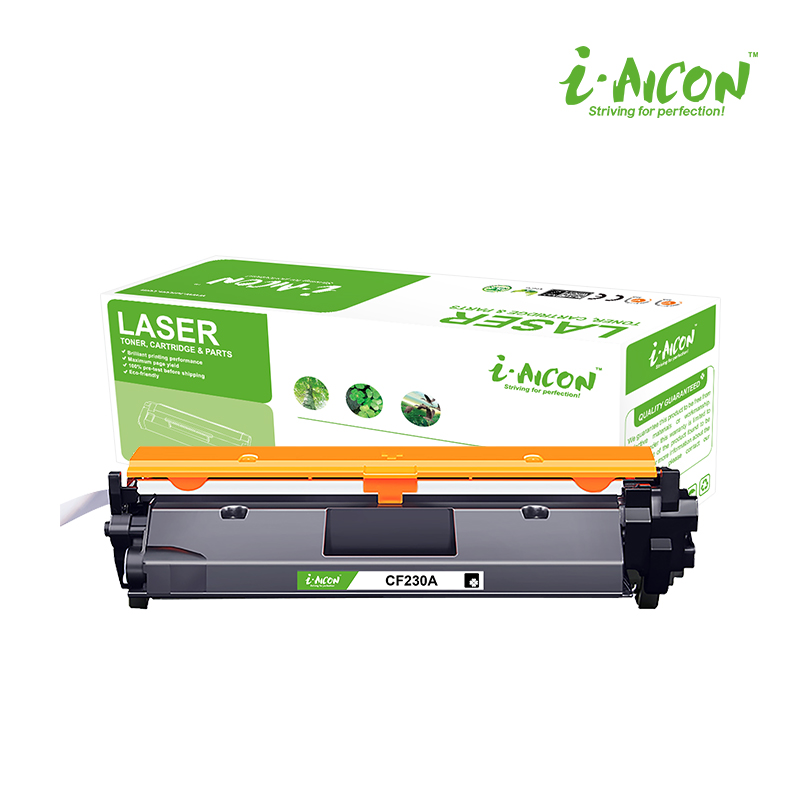 i-Aicon kompatibilný toner HP CF230A, Canon 051 čierny, 1600str., HP 30A - S ČIPOM -