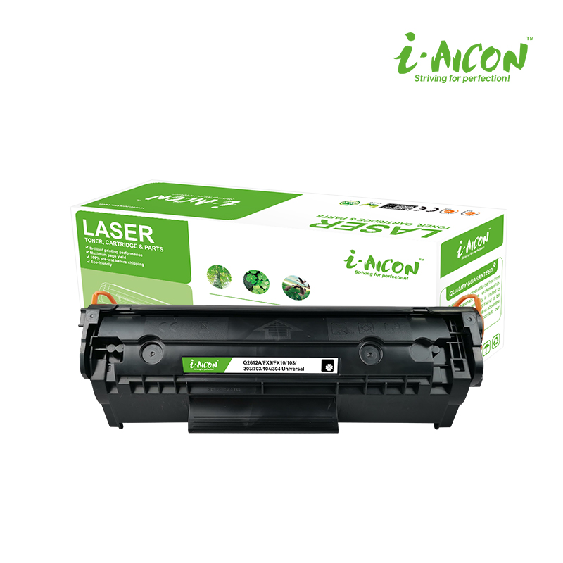 i-AICON kompatibilný toner HP Q2612A / CANON FX-10 / CRG 703 čierny, HIGH QUALITY2000 str.