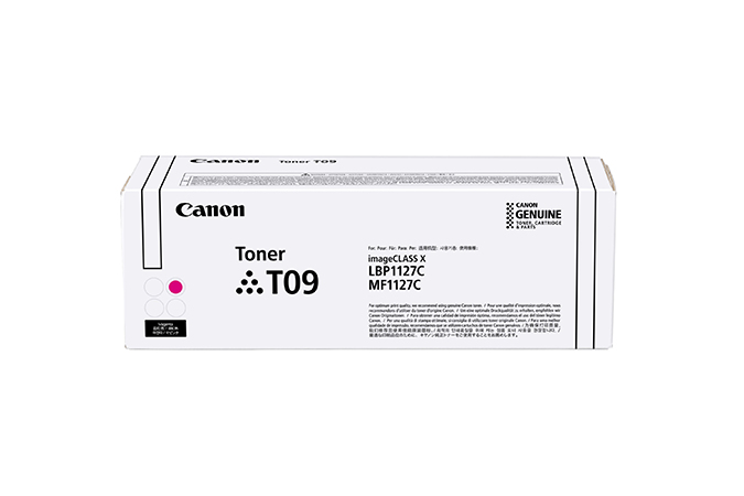 Originálny toner CANON T09, purpurový, 5900str., 3018C006, Canon i-SENSYS X C1127i, i-SENSYS