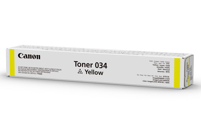 Originálny toner CANON 034, žltý, 7300str., 9451B001