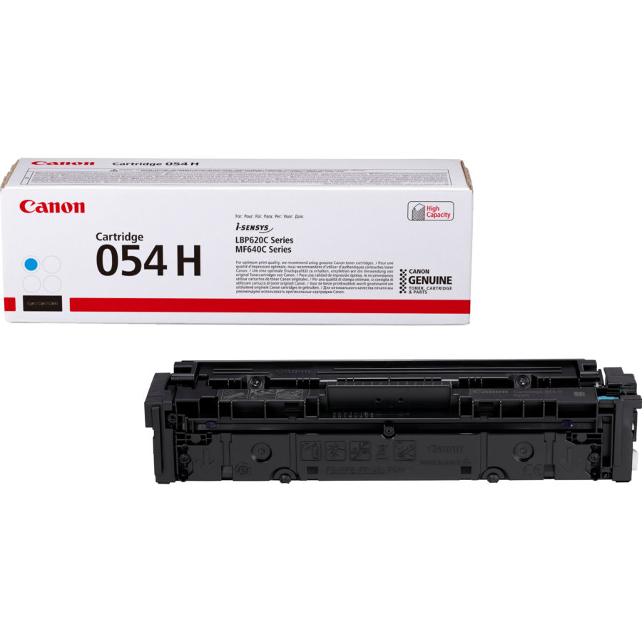 Originálny toner CANON CRG 054HC, azúrový, 2300str., 3027C002