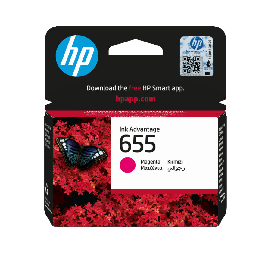Originálna náplň HP No.655 purpurový, CZ111AE 600str. po expirácii 23 / 24