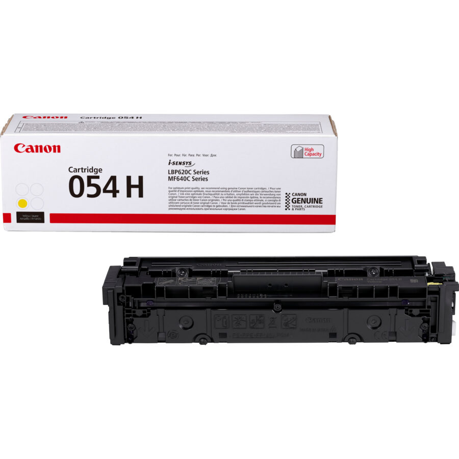 Originálny toner CANON CRG 054HY, žltý, 2300str., 3025C002