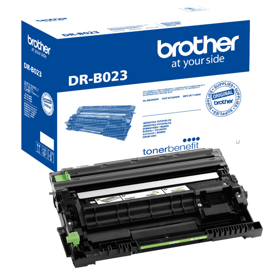 Originálny valec BROTHER DRB023, čierny, 12000str., Brother DCP-B7520DW, HL-B2080DW,