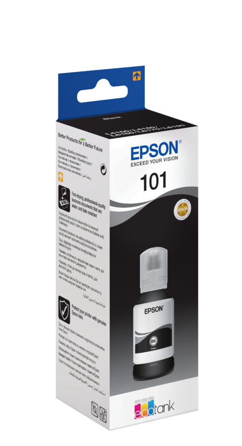 Originálna náplň EPSON C13T03V14A, 101, čierny, 127ml