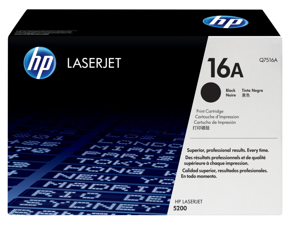 Originálny toner HP Q7516A, čierny, 12000str.