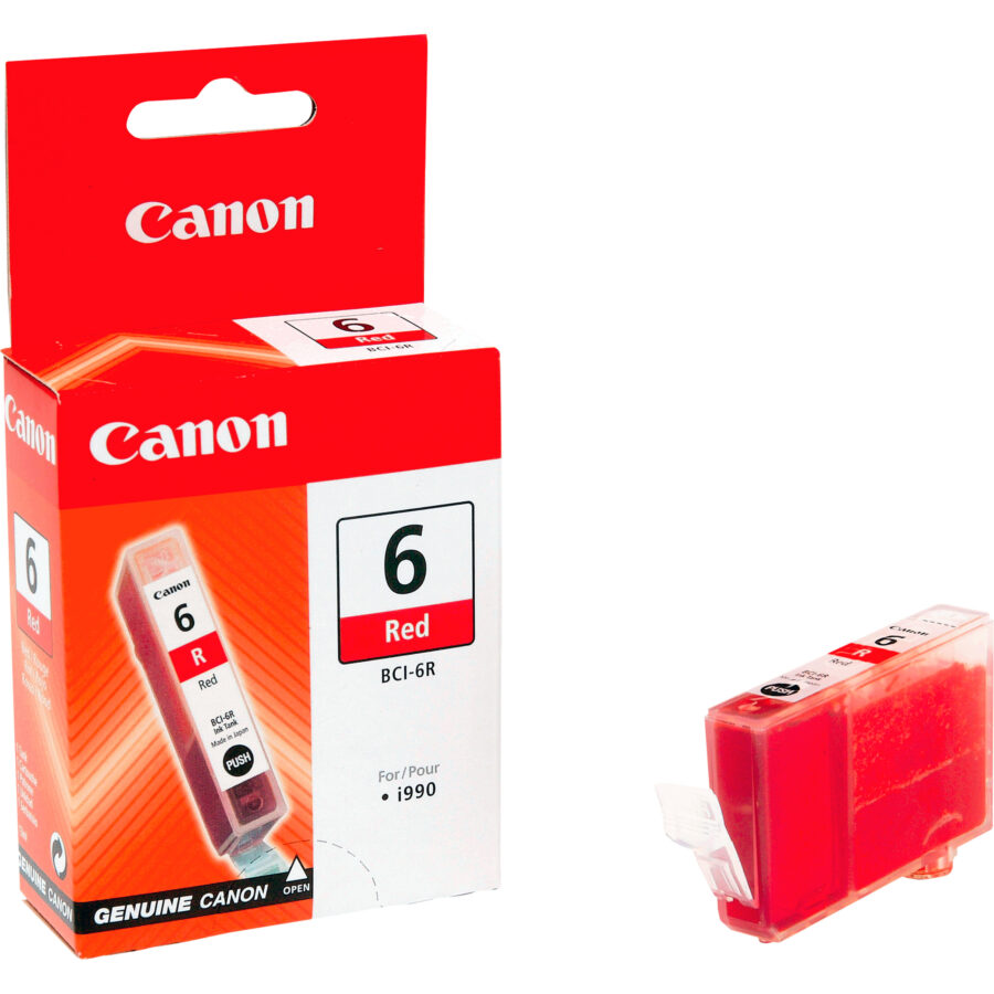 Originálna náplň CANON BCI-6R, red, 13ml, 8891A002,