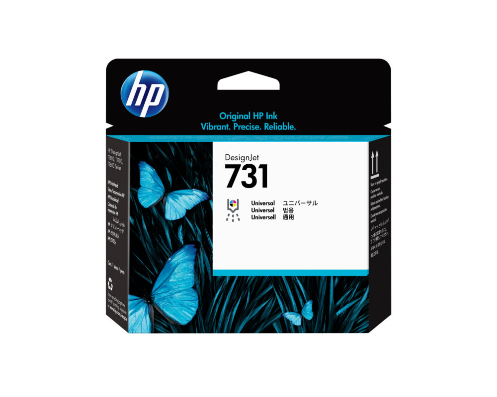 Originálna tlačová hlava HP 731, P2V27A, čierny