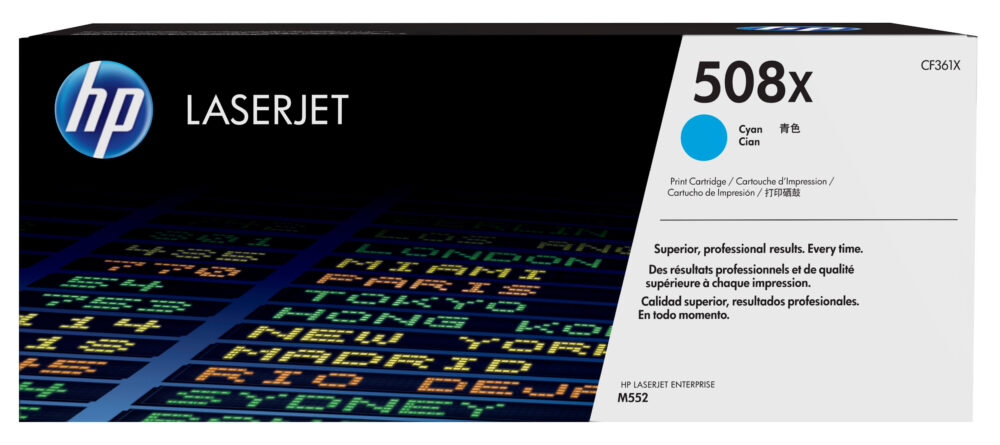 Originálny toner HP CF361X, azúrový, 9500str., 508X, high capacity