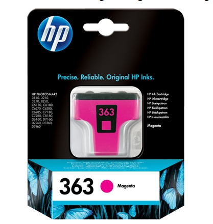Originálna náplň HP No.363 purpurový, C8772EE, 3, 5ml