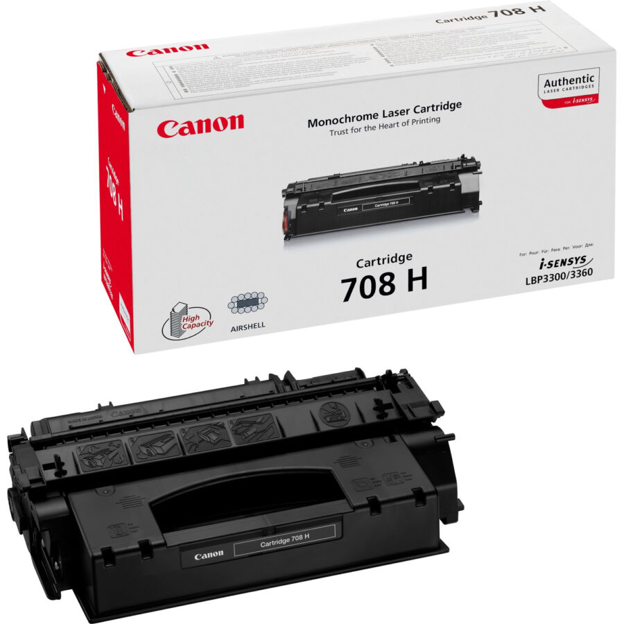 Originálný toner CANON CRG-708H, čierny, 6000 str., 0917B002