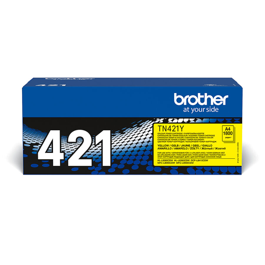 Originálny toner BROTHER TN-421Y, žltý, 1800str.