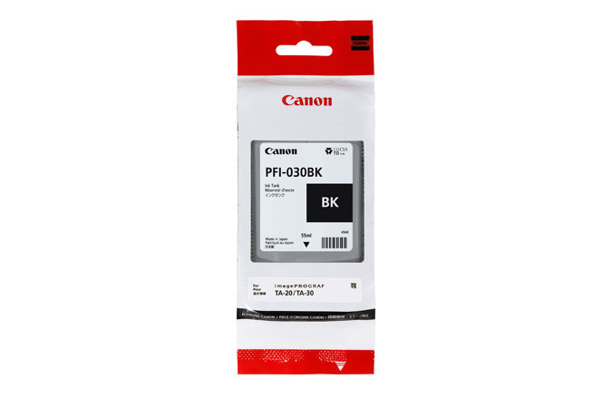 Originálna náplň CANON PFI-030 BK, 3489C001, čierny, 55ml
